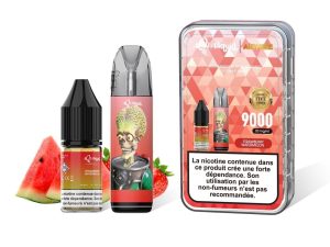 Puff 9000 Aqualiquid – Ultra-Compact, Rechargeable et Remplissable | 2% Nicotine