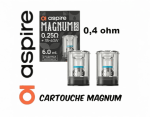 Cartouches MAGNUM Aspire