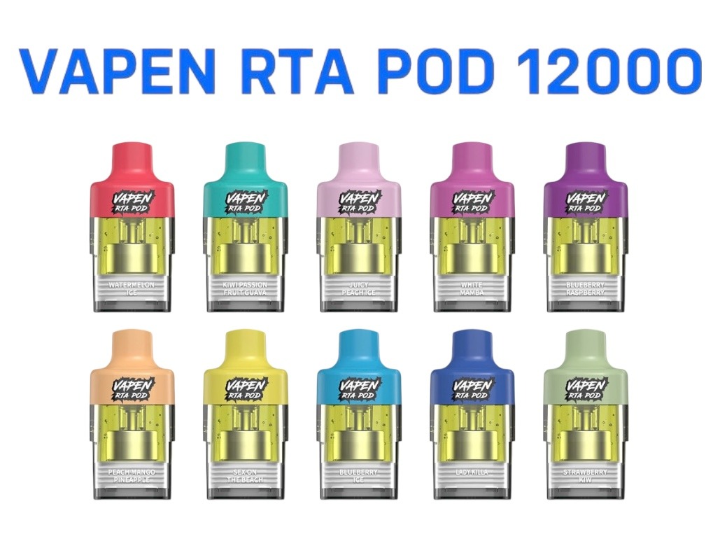 Cartouches Vapen RTA Pod 12000  Sans Nicotine
