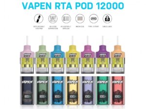 Puff 12000 Vapen RTA Pod 0% Nicotine
